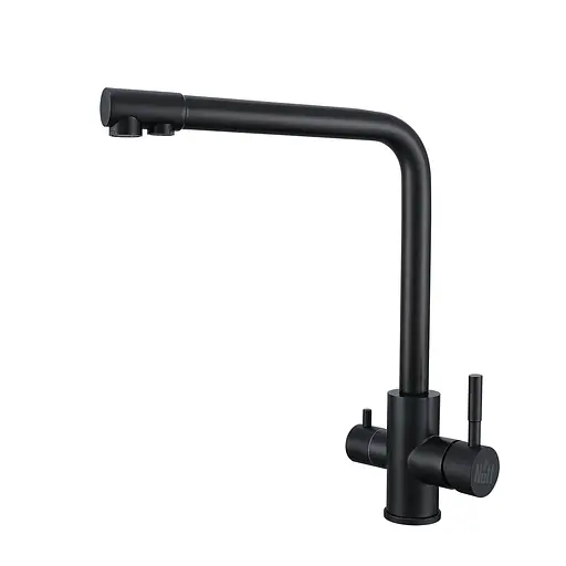 Смеситель для кухни с подключением к фильтру черный "Frosh" Nett FB-33 Черный - фото 1