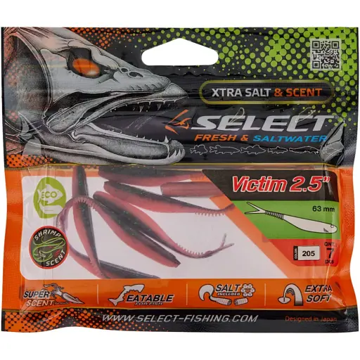 Силікон Select Victim V-Tail 2.5" #205 (7 шт/уп) - фото 2