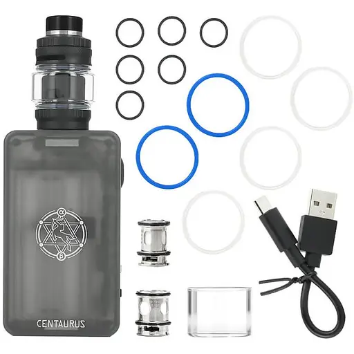 Електронна сигарета Lost Vape Centaurus N200 200W with Centaurus Sub Ohm Tank 5ml Kit Grey Rock (18803) - фото 6