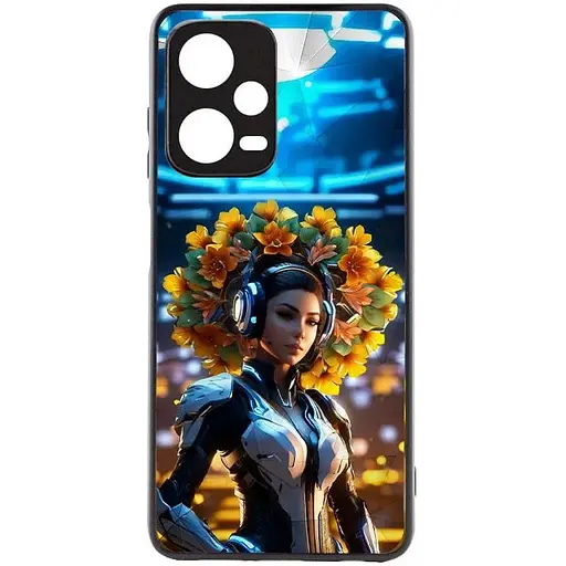 TPU+PC чехол Epik Prisma Ladies для Xiaomi Redmi Note 12 4G Cyberpunk