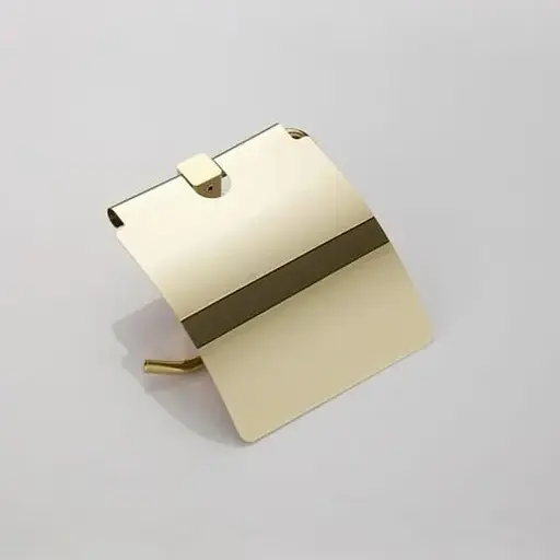 Тримач для туалетного паперу Rea 322199B gold REA-06917 Золотий - фото 4