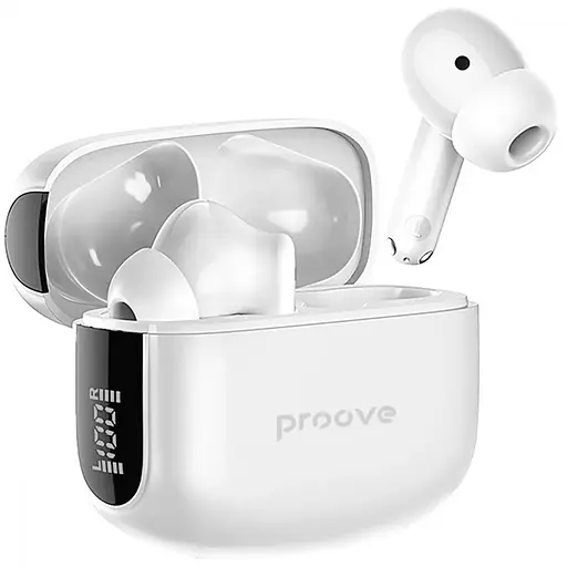 Навушники бездротові Proove Tempo TWS with ANC (APP) з підтримкою додатка білі - фото 2