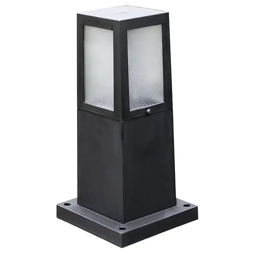 Светильник садово-парковый "CINAR-1" (Е27, черный) столбик 400-010-134 - фото 1