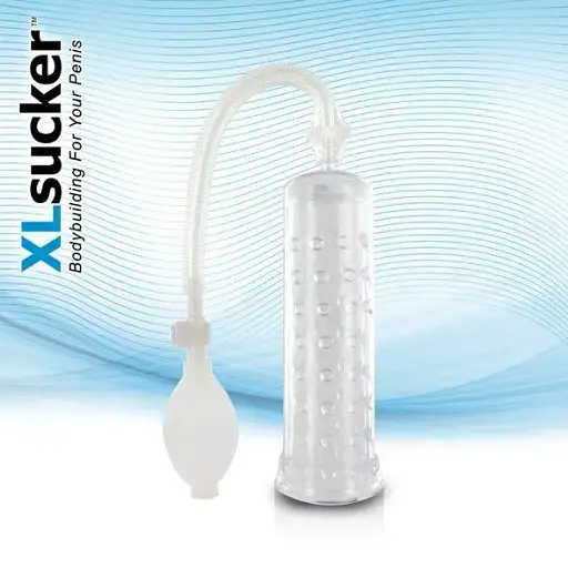 Вакуумна помпа XLsucker Penis Pump Transparan для члена длина до 18 см диаметр до 4 см - фото 4