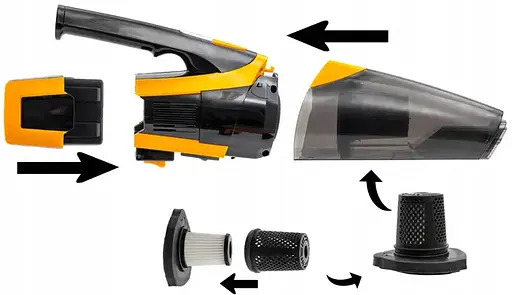 Пылесос вертикальный Riwall Pro BYZNES (BYZNES 200W12) - фото 5