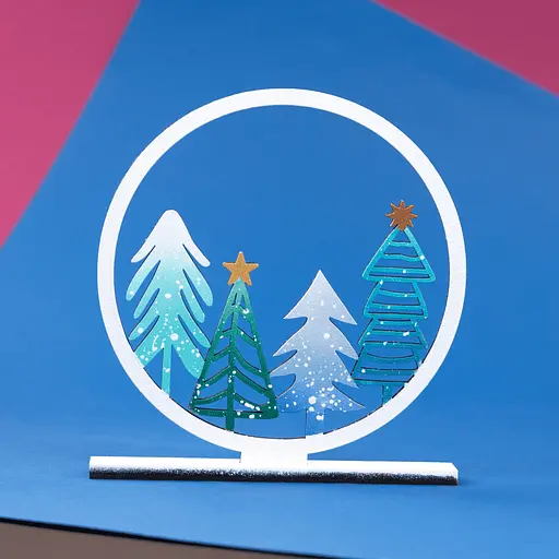 Заготовка на подставке Rosa Talent Елки 15х2x15.5 см ХДФ - фото 3