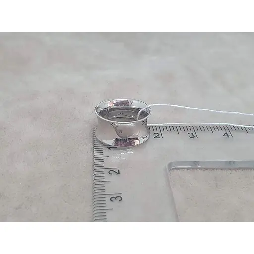 Срібна сережка для пірсингу вуха Ірій Тунелі. 40055ШТ - фото 5