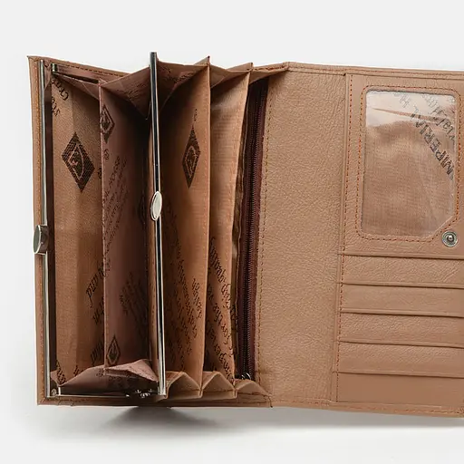 Гаманець жіночий шкіряний Horse Imperial A0001 бежевий - фото 6