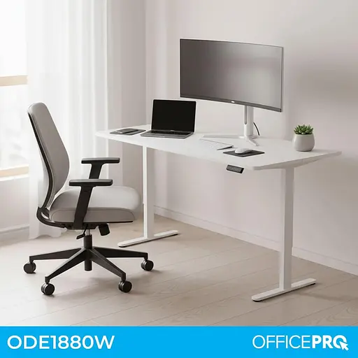 Геймерский стол OfficePro ODE1880W з електрорегулюванням висоти (ODE1880W) - фото 3