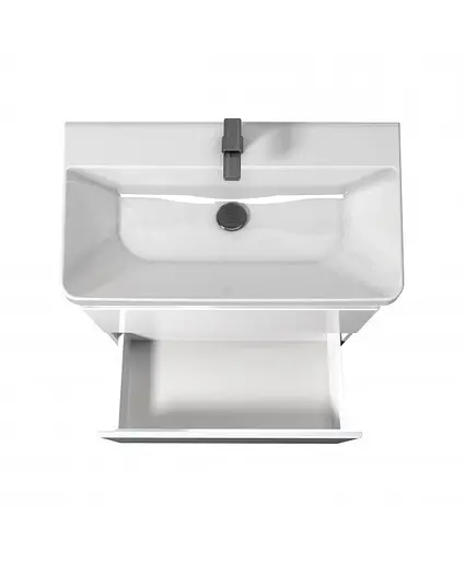 Тумба Мойдодир Палермо 80-U Vivace 80 з умивальником Білий - фото 4