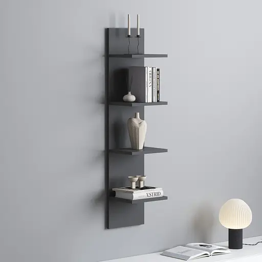 Полка на стену Vays навесная полка M-51 Антрацит