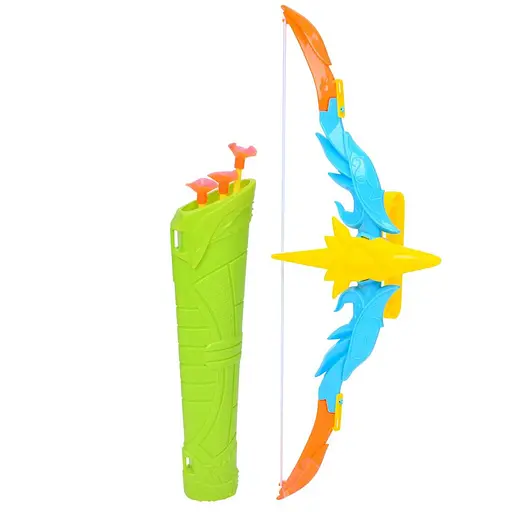 Лук, 35.5 см, 3 стрелы-присоски, колчан (в ассортименте)