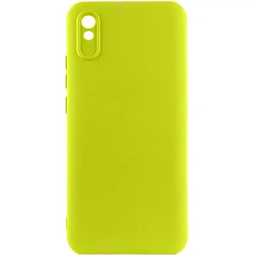 Чохол Lakshmi Silicone Cover Full Camera (A) для Xiaomi Redmi 9A Жовтий / Flash
