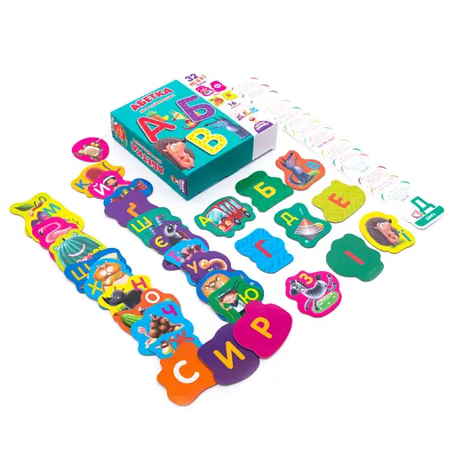 Дитяча настільна гра "Абетка"VT2911-10 для найменших - фото 2