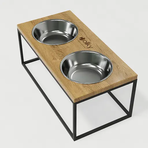 Hollky Base XL20 — миски на підставці для великих собак (2 × 1,8 л) - фото 6