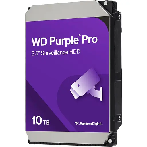 Жорсткий диск 3.5" Western Digital Purple Pro 10 TB SATA 512 MB (Western Digital102PURP) [141165] - фото 2