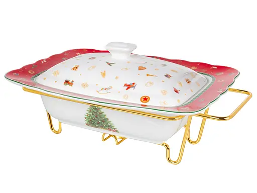 Мармит с крышкой Lefard Christmas Delight 31 х 23 х 13см (985-210) - фото 3