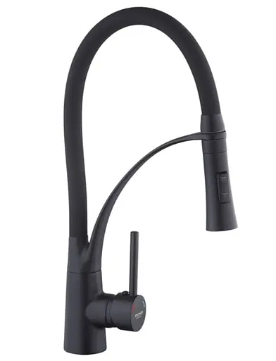 Змішувач для кухні Kroner KRP Ersel - SCH03393BLK (CV033799) - фото 1