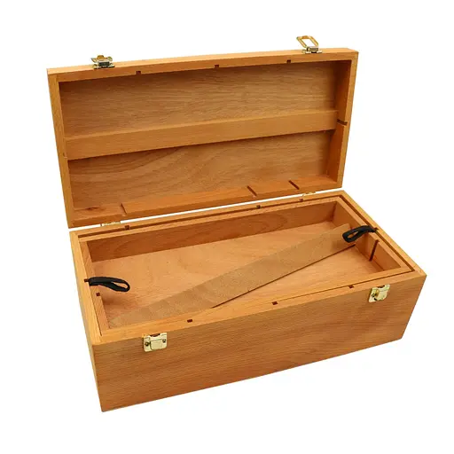 Пенал для художніх матеріалів DK ART дерев’яний (в'яз) 40х20х15 см   - фото 2