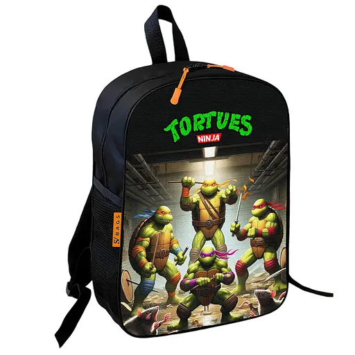 Рюкзак школьный детский 36х27см Черепашки-ниндзя для мальчика (00792)