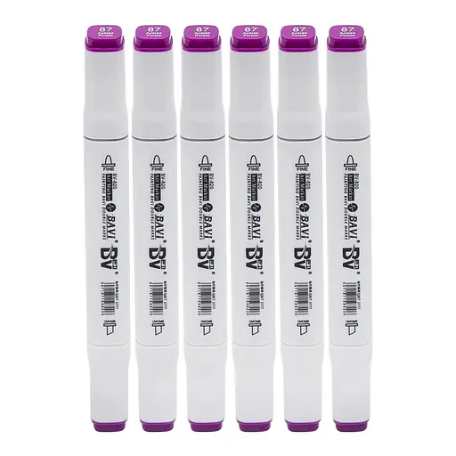 Скетч-маркер двусторонний Bavi №87, на спиртовой основе, 10 шт.