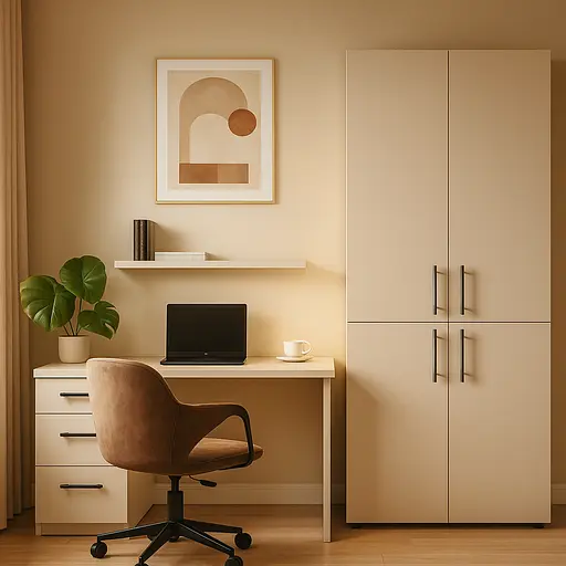 Шафа для документів закрита ОП-614 Orange-Line 700х347х1825 Кашемір - фото 4