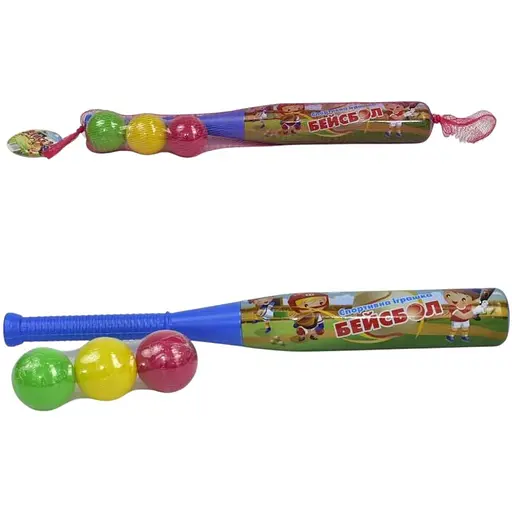 Дитячий ігровий набір для бейсболу 10130, 3 м'ячика і біта