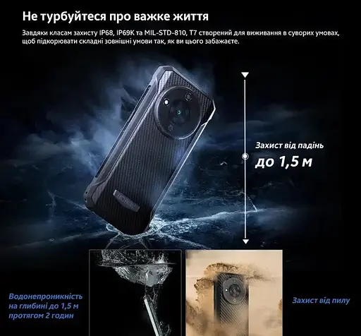 Смартфон Hotwav T7 4/128Gb Graphite Black (чорний) - фото 6