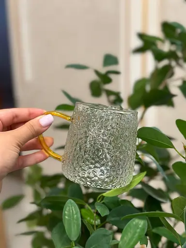 Набор чашек VT-5101-350 2 стеклянные чашки 350 мл Прозрачный - фото 3