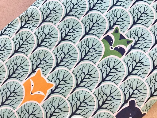 Непромокаемая простынь Moontime в коляску "Звери на лазурном" - фото 4