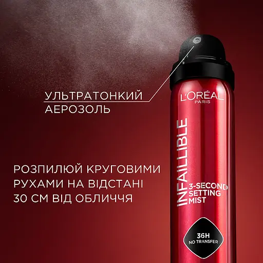 Спрей для фіксації макіяжу L’Oréal Paris Infaillible Setting Mist 75 мл - фото 4