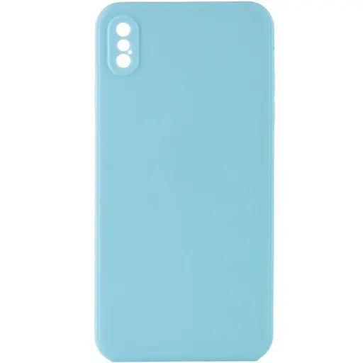 Силіконовий чохол Epik Candy Full Camera для Apple iPhone XS Max 6.5 Бірюзовий/Turquoise