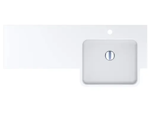 Умивальник Miraggio Fontana R mirasoft 0001600, Білий матовий - фото 3