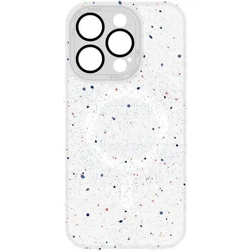 Чохол-накладка DK для Apple iPhone 14 MagSafe Composite Matte Splash (clear) - фото 6