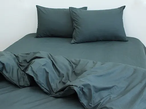 Комплект постільної білизни TAG Tekstil Євро 000210610 (emax Dark grey) - фото 2