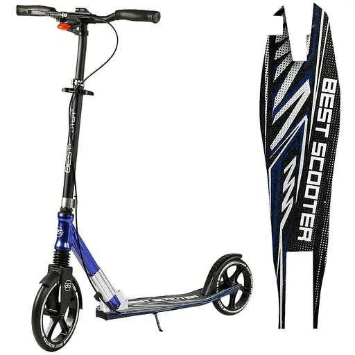 Самокат Best Scooter Чорно-синій 000255860