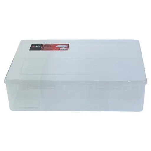 Органайзер пластиковий прозорий Ultra 8 відсіків 350×270×95мм 7417112 - фото 2