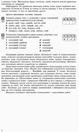 Контроль навчальних досягнень. Українська мова 11 клас Рівень стандарту - фото 4