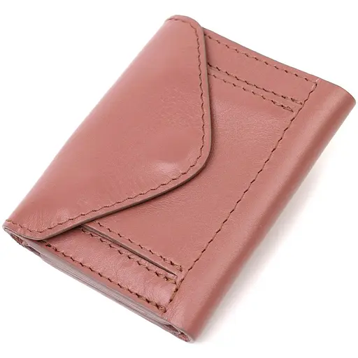 Женский кожаный кошелек Grande Pelle 8х10х1.5 см acs0025867 - фото 2