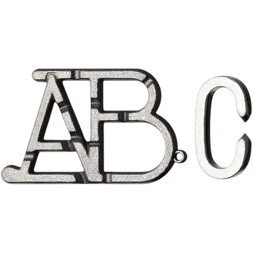 Головоломка из металла Huzzle ABC 1 звезда 515003 - фото 2
