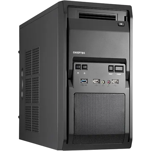 Корпус Chieftec LIBRA LT-01B-OP mATX, без БЖ, Black