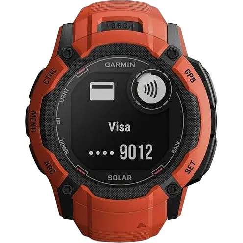 Смарт-годинник Garmin Instinct 2X Solar Flame Red (010-02805-01) - фото 8