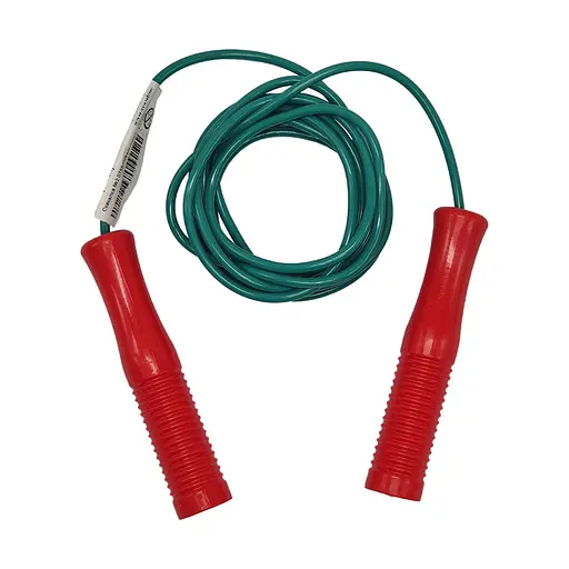 Детская Скакалка №2 Colorplast 0756(Green) диаметр 4 мм, длина 260 см, цветная - фото 1