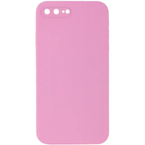 Чохол Epik Silicone Case Square Full Camera Protective AA No Logo для Apple iPhone 7 plus/8 plus 5.5 Рожевий/Light pink