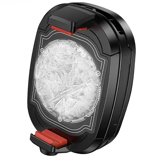 Охолоджуючий кулер для мобільного телефону Hoco GM76 Blue diamond Black - фото 2