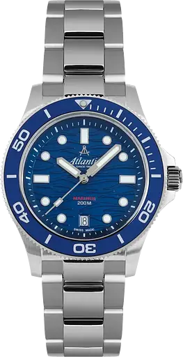 Годинник Atlantic Mariner Quartz Wave Blue 81376.41.59
