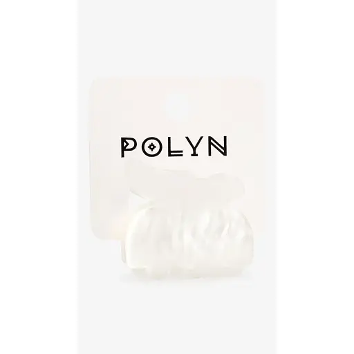 Заколка-краб для девочки Polin 3693-1 Белый - фото 1