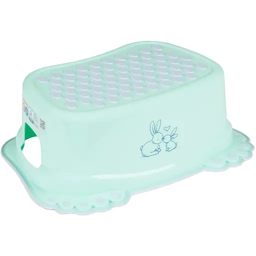 Ступени детские антискользкие в ванну Tega Baby Bunny light green - фото 1