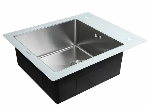 Кухонная мойка Platinum HANDMADE WHITE GLASS (SP000034804) - фото 3