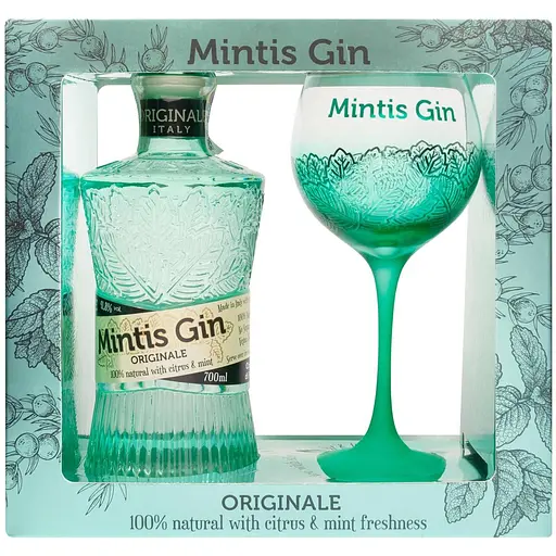 Джин Mintis Originale 41.8% 0.7 л з келихом 